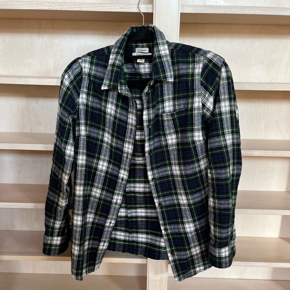 LL Bean women’s XS Slightly Fitted Flannel